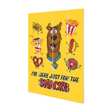Scooby Doo Snacks Wood Plaque