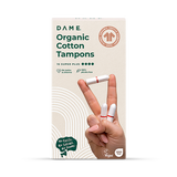DAME Super Plus Cotton Tampons 16 Pack