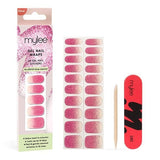 Mylee Gel Nail Wraps Pink Stardust