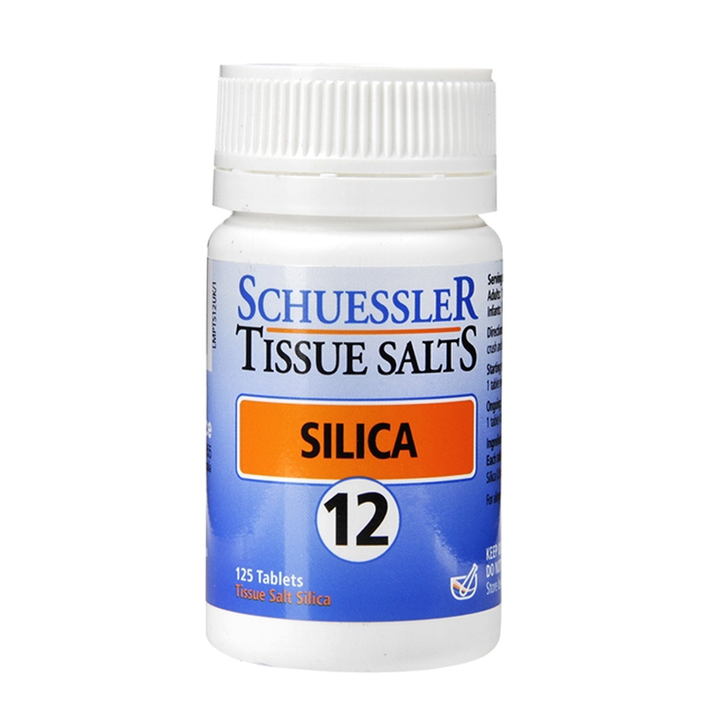 Silica No. 12 Tissue Salt Homeopathic Remedy 125 Tablets