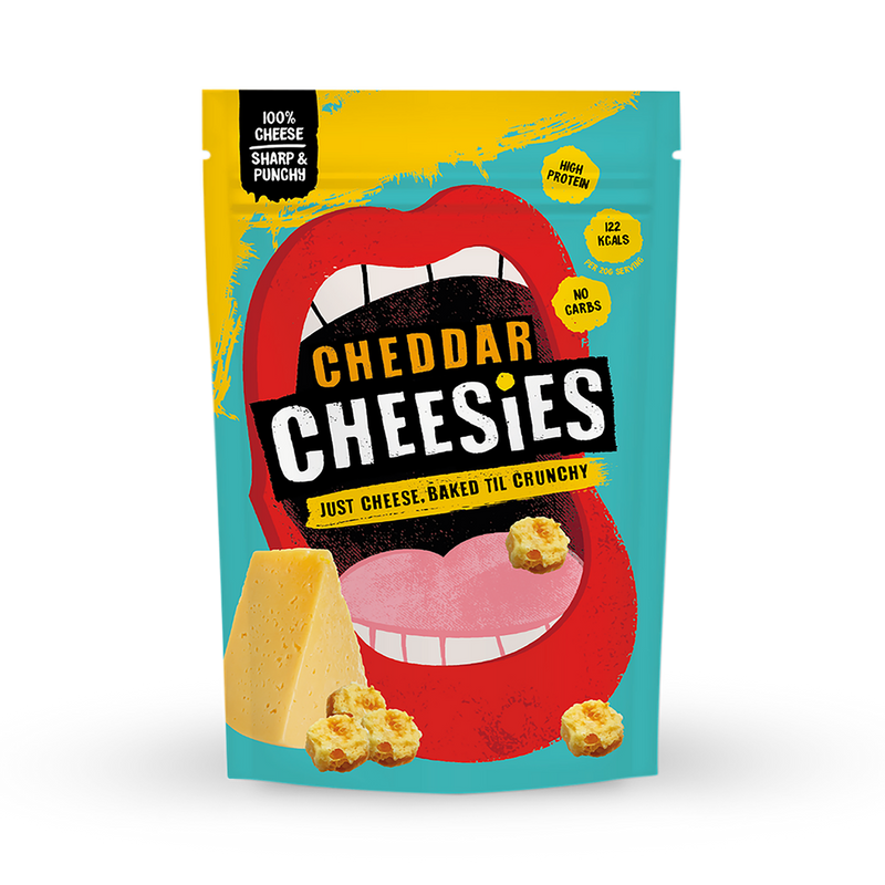 Cheesies Cheddar Crunchy Popped Cheese 60g