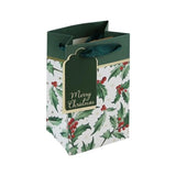 Eurowrap Holly Christmas Perfume Bag (Pack of 12)