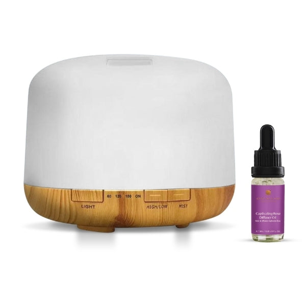 Dr Botanicals Premium 5 In 1 Captivating Rose Diffuser Kit