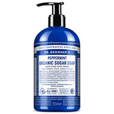 Dr Bronner Organic Peppermint Sugar Soap - 355ml