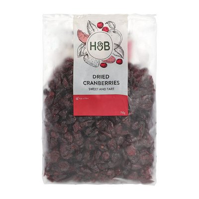 Holland Barrett Tørkede tranebær 750g