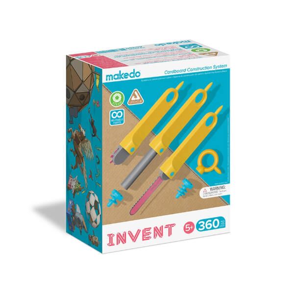 Makedo Invent Cardboard Construction Tool Set (360 Pieces)