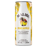 Malibu Coconut Rum & Pineapple Sparkling Pre-Mixed Can 25cl