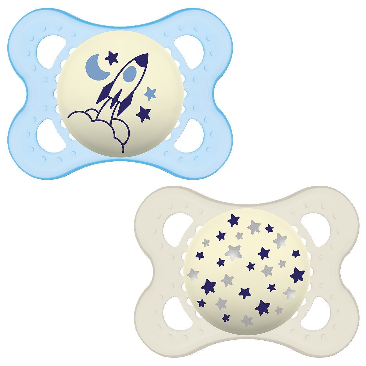 MAM 0+m Night Soother – Blue
