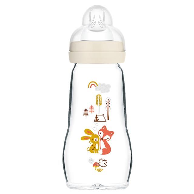 MAM Feel Good Glass Bottle 260ml - 1 Pack Unisex 260ml