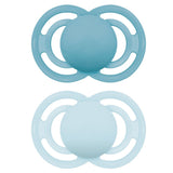 MAM Perfect 6+ Months Soother Double Pack - Blue