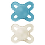 MAM Start 0-2 Months Soother 2 Pack - Plain Blue