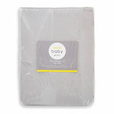Martex Baby Twin Pack Fitted Sheet Cotbed Grey