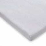 Martex Baby Twin Pack Fitted Sheet Cotbed Grey