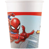 Marvel 8 Spider-Man Cups 200ml