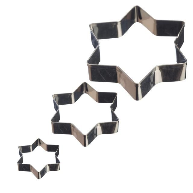 Mason Cash Set 3 Star Mini Fondant Cutters 3 per pack