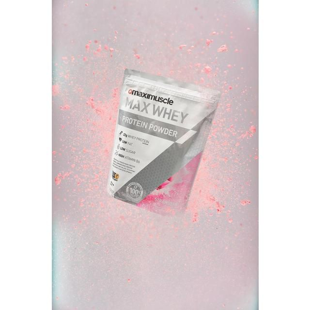 Maximuscle Strawberry Max Whey Protein Powder 420g