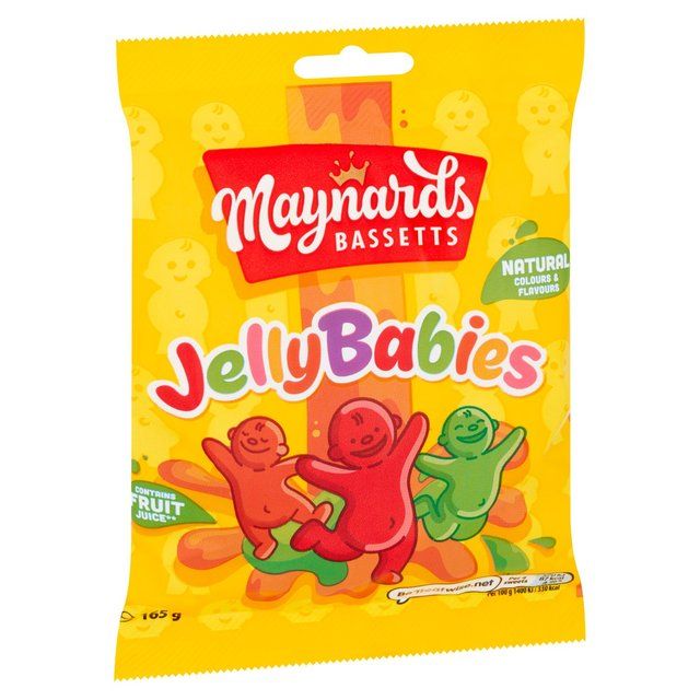 Maynards Bassetts Jelly Babies Sweets Bag 165g