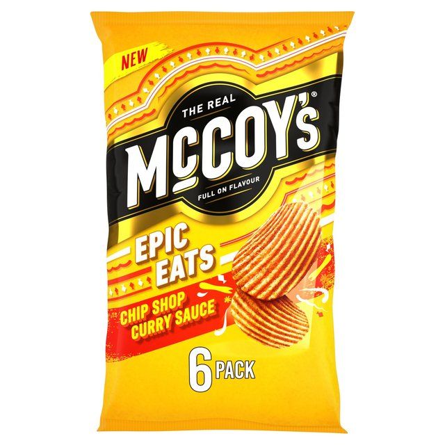 McCoy's Chip Shop Curry 6 per pack