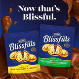 McVitie's Blissfuls Belgian Milk Chocolate & Caramel Biscuits 172g