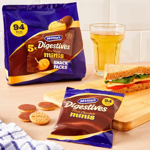McVitie's Chocolate Digestive Mini's Multipack Biscuits 5 x 19g