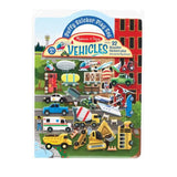 Melissa & Doug Reusable Puffy Stickers - Vehicles