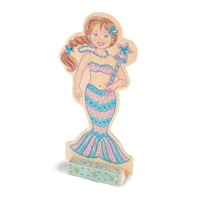 Melissa & Doug Reusable Stickers Mermaid 4yrs+