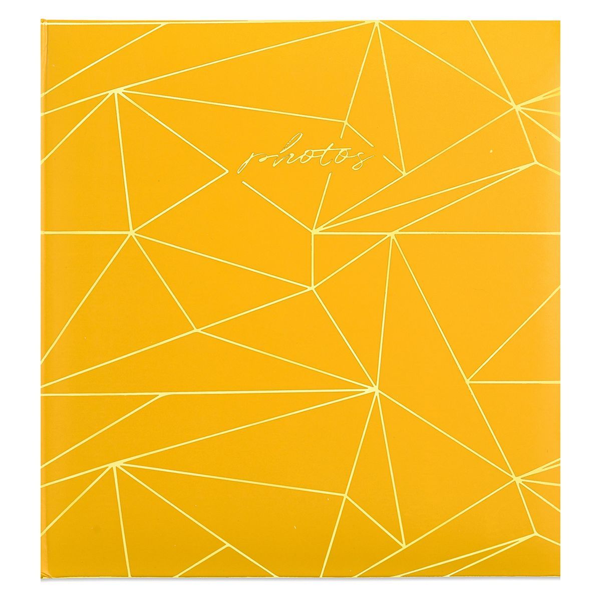 Memo Mustard & Gold Geometric Photo Album 6x4 - 140 Photos