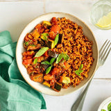 Merchant Gourmet SunBlush Tomato & Basil Wholegrain & White Microwave Rice 250g