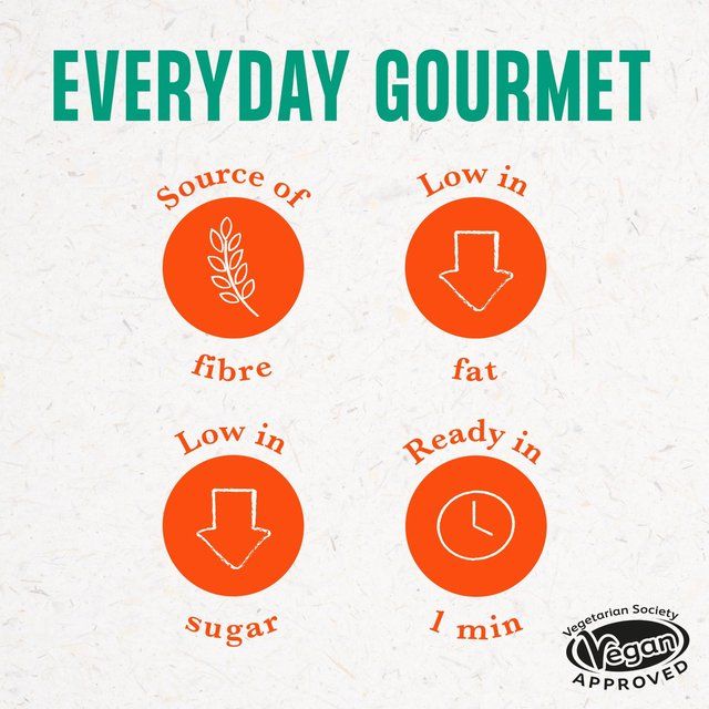 Merchant Gourmet Wholegrain Brown Red & Wild Microwave Rice 250g