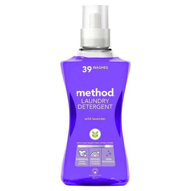 Method Concentrated Laundry Detergent Wild Lavender 39 Wash 1.56L