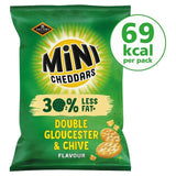 Mini Cheddars 30% Less fat Gloucester & Chive 115g