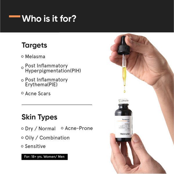 Minimalist Tranexamic Acid Serum for Acne Scars & Dark Spots