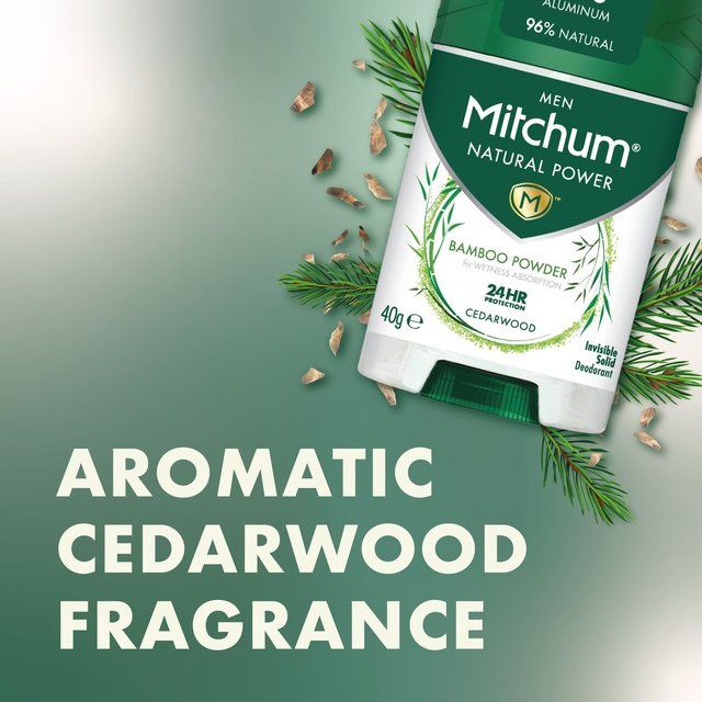 Mitchum Male Natural Stick Cedarwood 40g