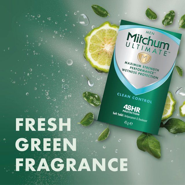 Mitchum Men Ultimate Clean Control Cream Antiperspirant Deodorant 45g