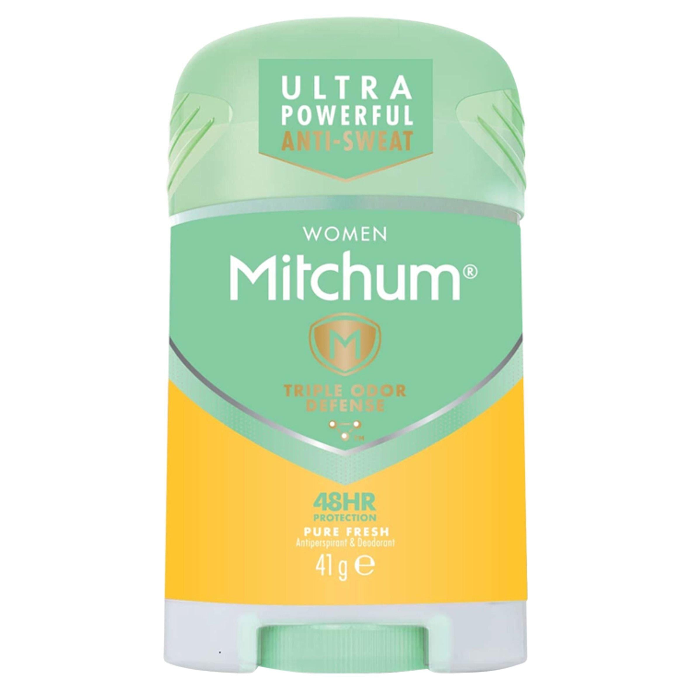 Mitchum Women Triple Odor Defense 48hr Protection Pure Fresh Anti-Perspirant & Deodorant 41g