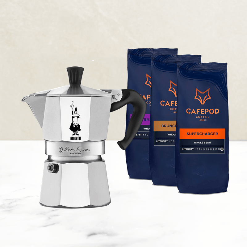Moka Pot Starter Pack - Whole Bean