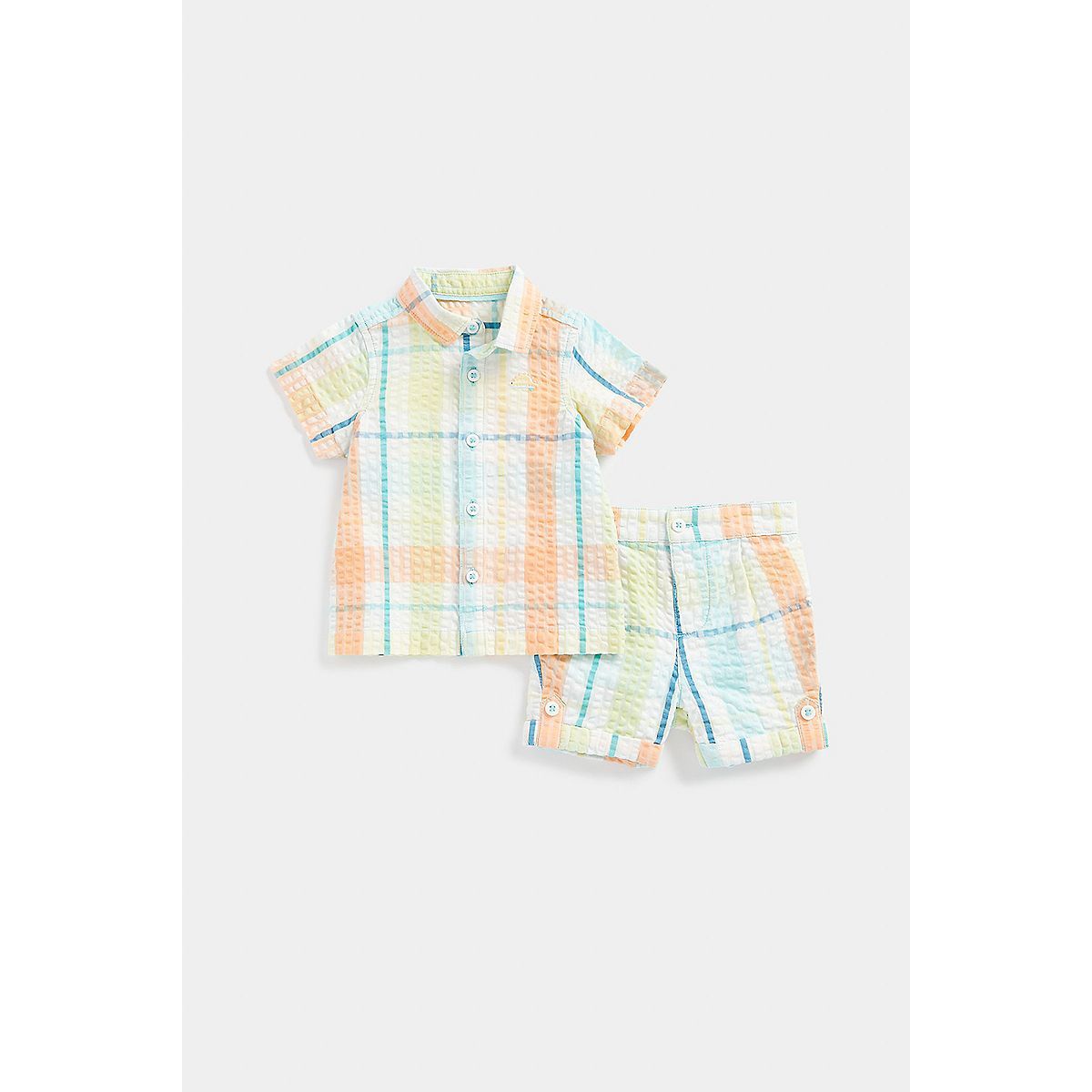 Mothercare Check Shirt and Shorts Set