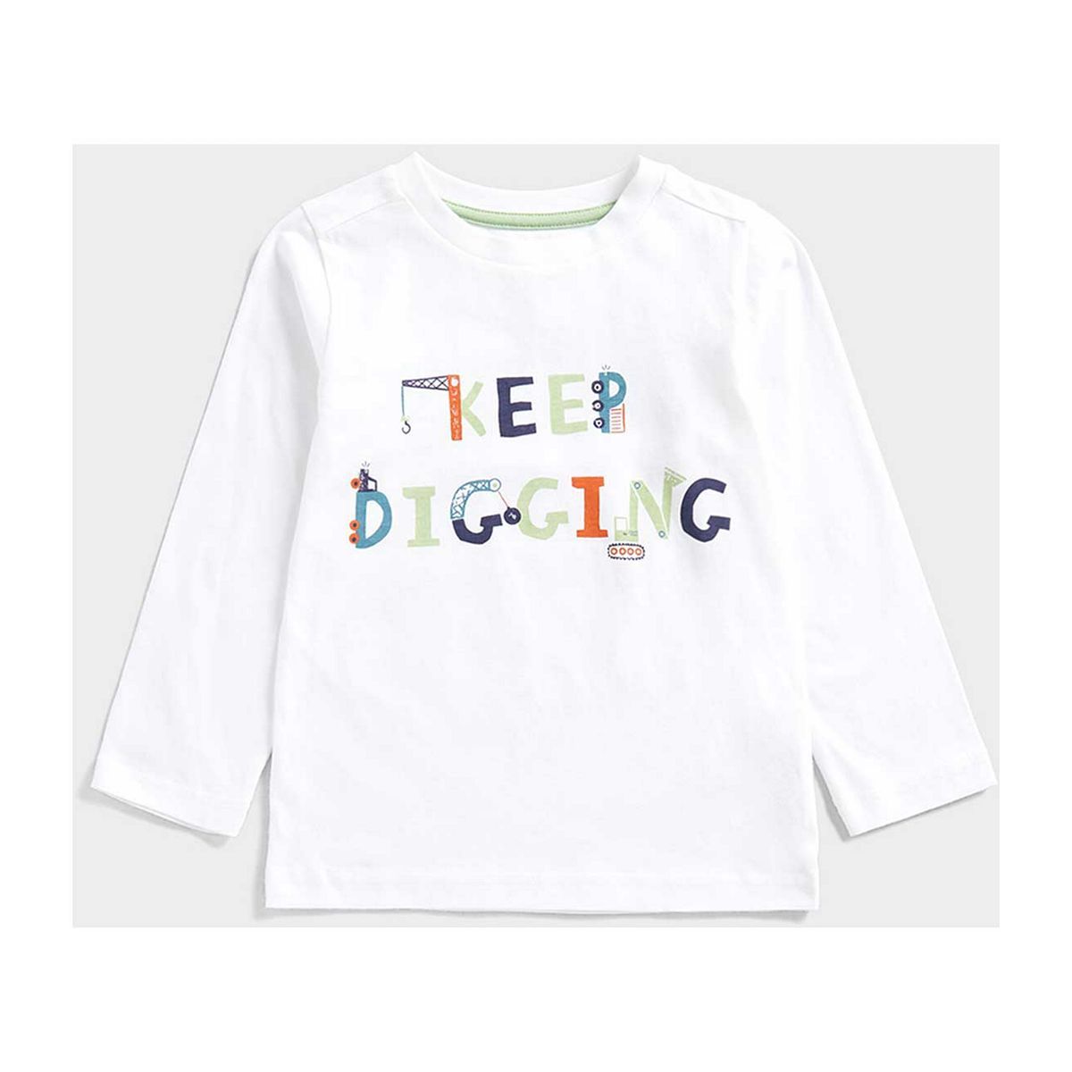 Mothercare Digging Long-Sleeved T-Shirt