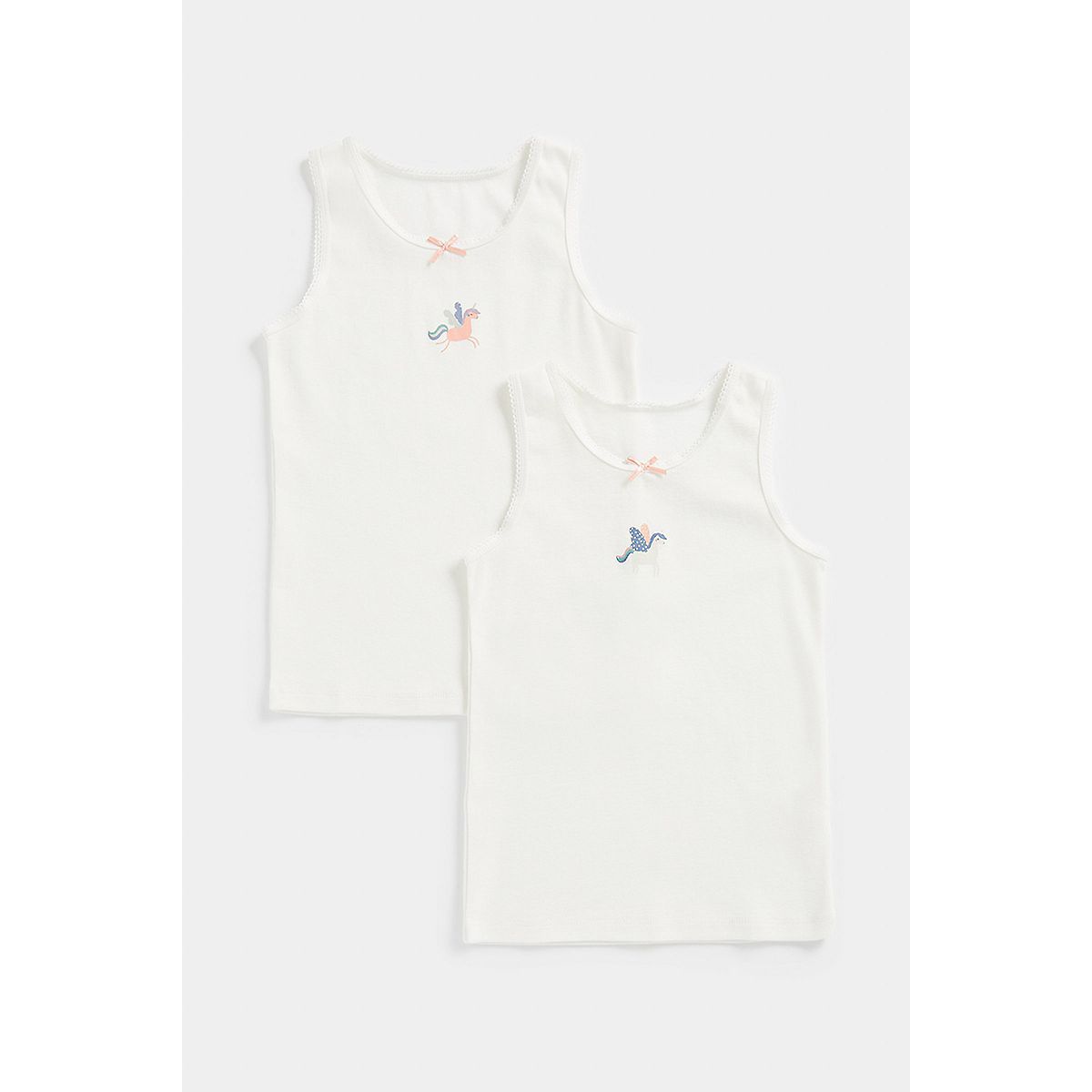 Mothercare Unicorn Sleeveless Vests - 2 Pack