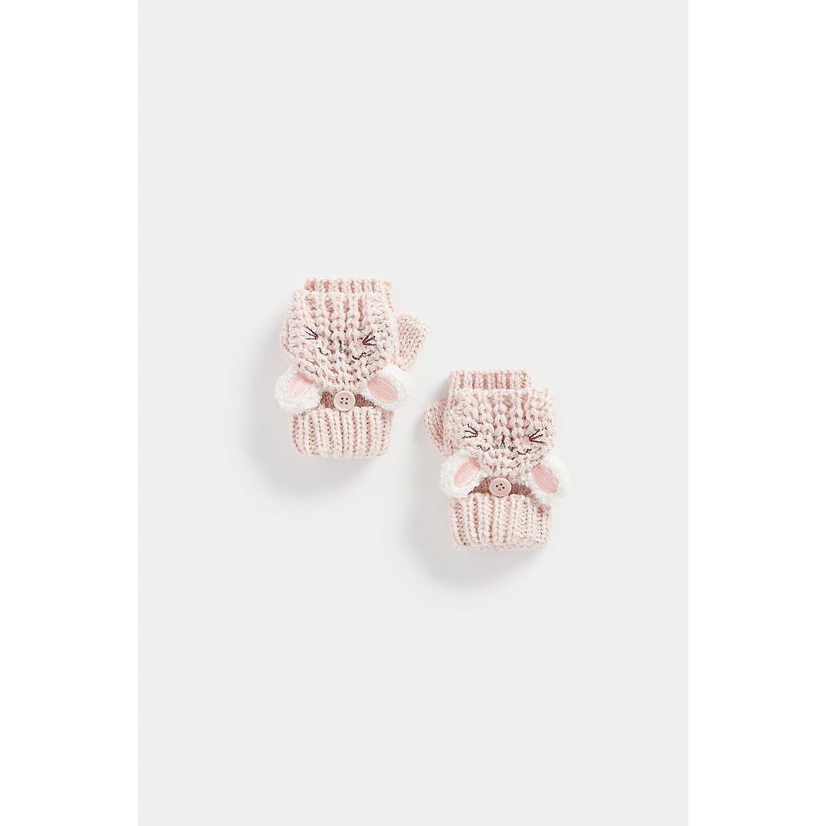 Mouse Knitted Flip Mitts