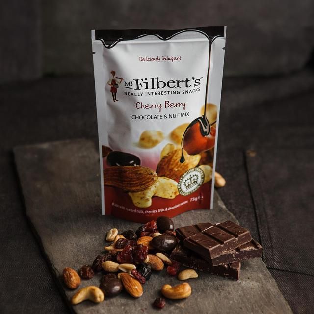 Mr Filbert's Cherry Berry Chocolate & Nut Mix 75g