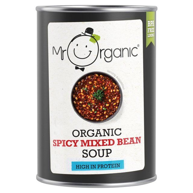 Mr Organic Spicy Mixed Bean Soup 400g