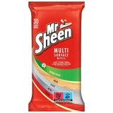 Mr Sheen Multi-Surface Spring Fresh Polish Wipes 30 per pack