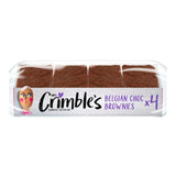 Mrs Crimble's Gluten Free Belgian Choc Brownies 4 per pack