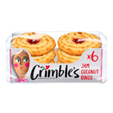 Mrs Crimble's Gluten Free Jam Coconut Rings 240g