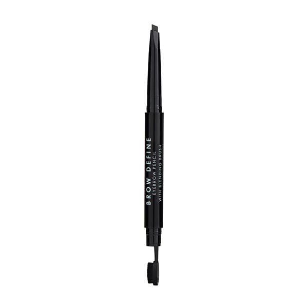MUA Brow Define Brow Pencil W/Blending Brush Black 001
