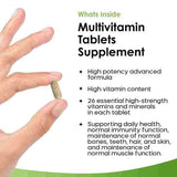 Multivitamin Supplements - 26 High Strength Vegan Vitamins