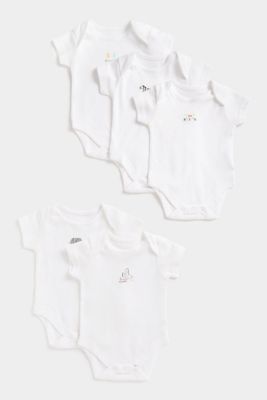 Mummy and Daddy Short-Sleeved Bodysuits - 5 Pack