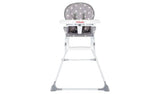 My Babiie MBHC1 Compact Highchair - Grey Stars