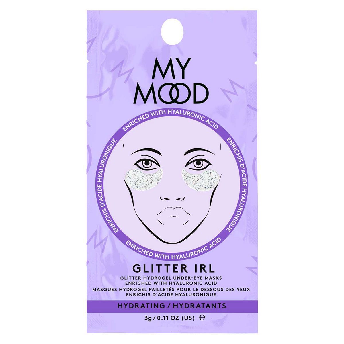 My Mood Hydrogel Under-eye Mask Glitter IRL